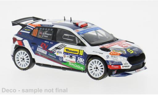 Diecast model cars Skoda Fabia Rally2 Rally WM Barum Rally 2024 #10 1/43 IXO