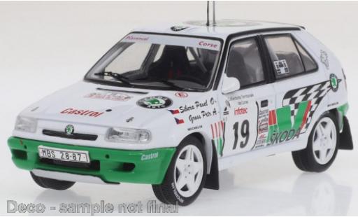 Diecast model cars Skoda Felicia Kit Car No.19 Rally Tour de Corse 1995 P.Sibera/P.Gross 1/43 IXO