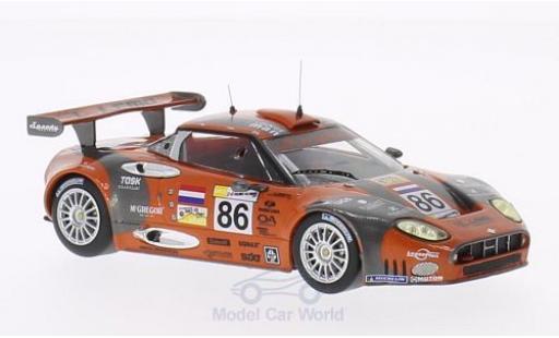 Diecast model cars Spyker C8 Spyder GT2-R Spyker C8 GT2R No.86 24h Le Mans 2007 /M.Hezemans/J.Kane 1/43 IXO