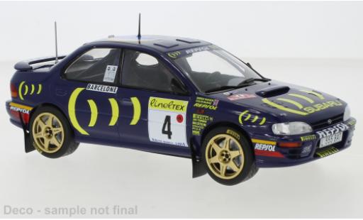 Diecast model cars Subaru Impreza 555 No.4 Rally Team Rally Monte-Carlo 1995 C.McRae/D.Ringer 1/24 IXO