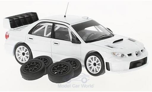 Diecast model cars Subaru Impreza Base S12B white 2008 Plain Body Version inklusive 4 Ersatzr&Atilde;&curren;der 1/43 IXO