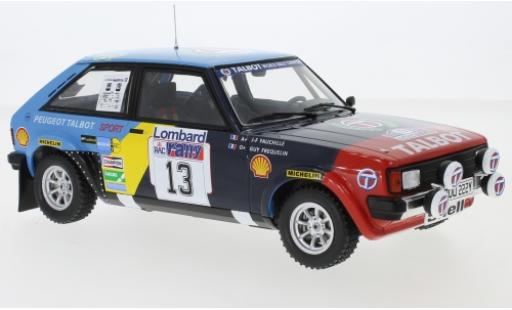 Diecast model cars Talbot Sunbeam Lotus No.13 Rally WM RAC Rally 1982 G.Frequelin/J-F.Fauchille 1/18 IXO