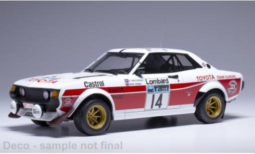 Diecast model cars Toyota Celica Rally 2000 GT (RA21) No.14 RAC 1977 1/18 IXO