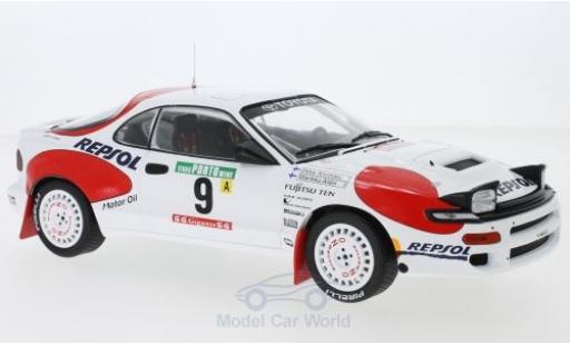 Diecast model cars Toyota Celica ST185 GT-Four No.9 Team Europe Rally WM Rally Portugal 1992 M.Alen/I.Kivimaki 1/18 IXO