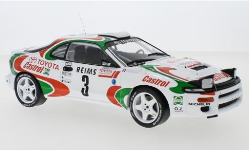 Diecast model cars Toyota Celica ST185 Turbo 4WD No.3 Castrol Rally WM Rally Monte Carlo 1993 D.Auriol/B.Occelli 1/18 IXO