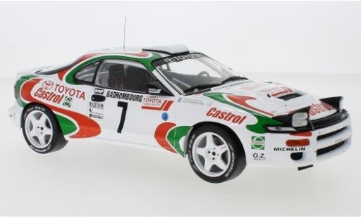 Diecast model cars Toyota Celica ST185 Turbo 4WD No.7 Castrol Rally WM Rally Monte Carlo 1993 J.Kankkunen/J.Piironen 1/18 IXO