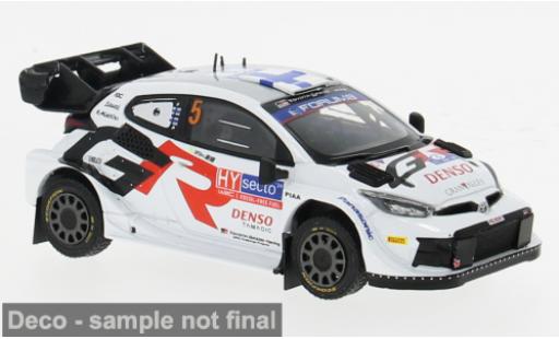 Diecast model cars Toyota Yaris Rally1 GR Hybrid Rally WM Rally Finland 2024 #5 1/43 IXO
