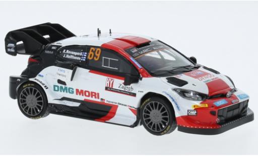 Diecast model cars Toyota Yaris Rally1 GR No.69 Rally WM Rally Croatia 2022 1/43 IXO