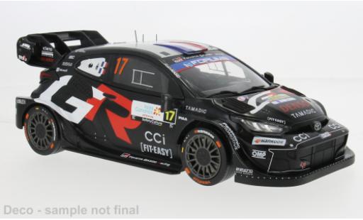 Diecast model cars Toyota Yaris Rally1 GR Rally Islas Canaris 2025 #17 1/18 IXO