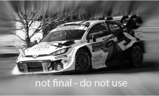 Diecast model cars Toyota Yaris Rally1 GR WRC Rally Monte Carlo 2025 #5 1/43 IXO