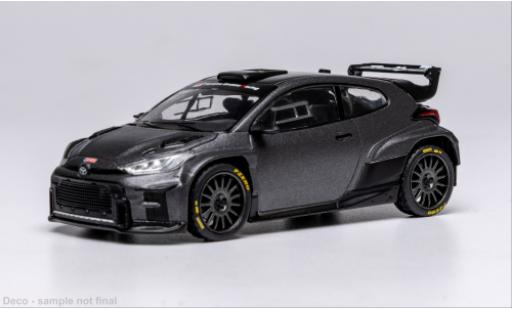 Diecast model cars Toyota Yaris Rally2 GR grey 2024 1/43 IXO