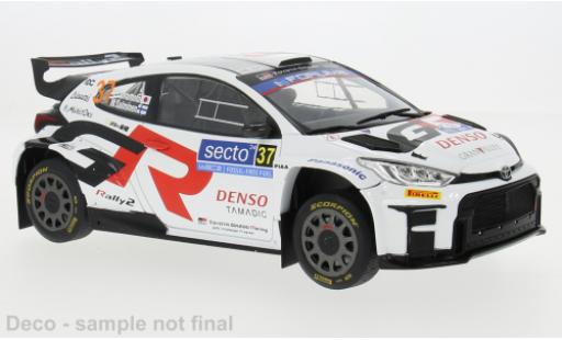 Diecast model cars Toyota Yaris Rally2 GR Rally WM Rally Finland 2024 #37 1/18 IXO