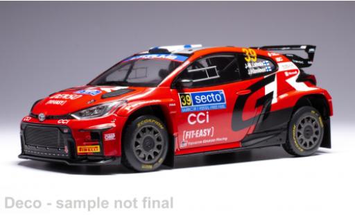 Diecast model cars Toyota Yaris Rally2 GR Rally WM Rally Finland 2024 #39 1/18 IXO