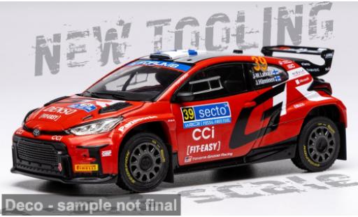 Diecast model cars Toyota Yaris Rally2 GR Rally WM Rally Finland 2024 #39 1/43 IXO