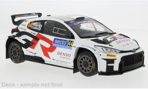 Diecast model cars Toyota Yaris Rally2 GR Rally WM Rally Finland 2024 #44 1/18 IXO