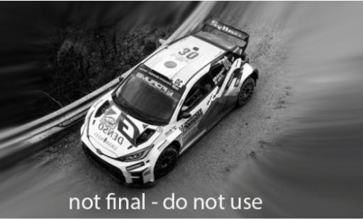 Diecast model cars Toyota Yaris Rally2 GR WRC Rally Monte Carlo 2025 #30 1/43 IXO
