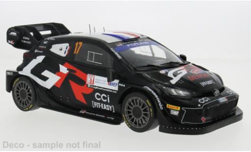 Diecast model cars Toyota Yaris Rally1 Rally 1 No.17 WRC Rally Croatia 2024 1/18 IXO