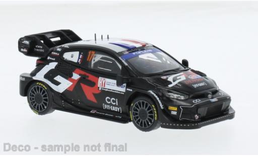 Diecast model cars Toyota Yaris Rally1 Rally 1 No.17 WRC Rally Croatia 2024 1/43 IXO
