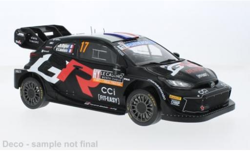 Diecast model cars Toyota Yaris Rally1 Rally 1 No.17 WRC Rally Monte Carlo 2024 1/18 IXO