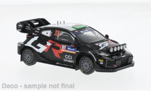 Diecast model cars Toyota Yaris Rally1 Rally 1 No.33 WRC Rally Sweden 2024 1/43 IXO
