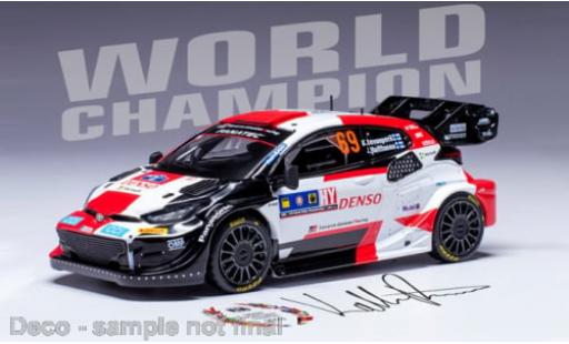 Diecast model cars Toyota Yaris Rally2 Rally 1 No.69 WRC Central European Rally 2023 1/43 IXO