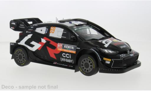 Diecast model cars Toyota Yaris Rally1 Rally 1 No.69 WRC Safari Rally Kenia 2024 1/18 IXO