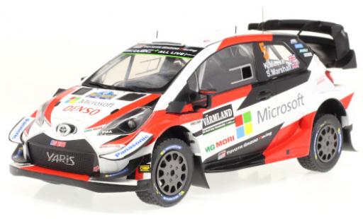Diecast model cars Toyota Yaris WRC No.5 Rally Sweden 2019 K.Meeke/S.Marshall 1/18 IXO
