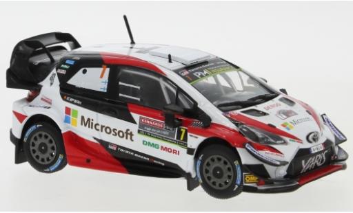 Diecast model cars Toyota Yaris WRC No.7 Gazoo Racing Microsoft Rally Australien 2018 J-M.Latvala/M.Anttila 1/43 IXO
