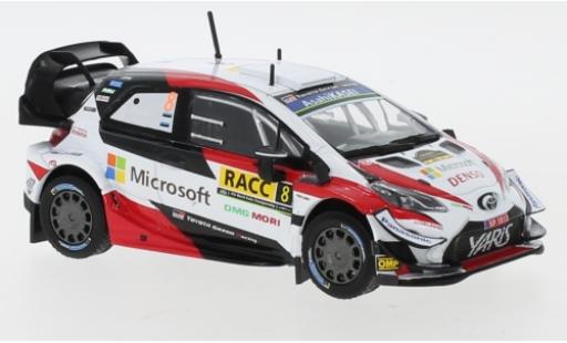 Diecast model cars Toyota Yaris WRC No.8 Microsoft Rally WM Rally Catalunya 2019 O.T&Atilde;&curren;nak/M.J&Atilde;&curren;rveoja 1/43 IXO
