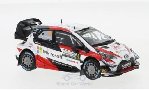 Diecast model cars Toyota Yaris WRC No.9 Microsoft Rally WM Rally Italien 2018 E.Lappi/J.Ferm 1/43 IXO