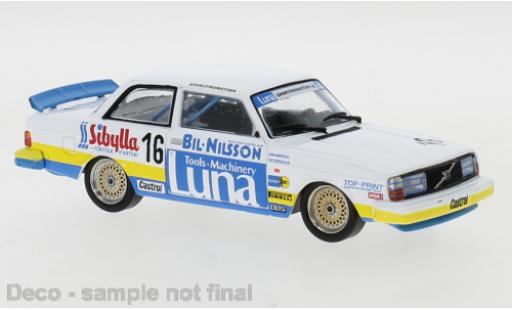 Diecast model cars Volvo 240 Base No.16 Sportpromotion AB ETCC Monza 1984 U.Granberg/G.Petersson 1/43 IXO
