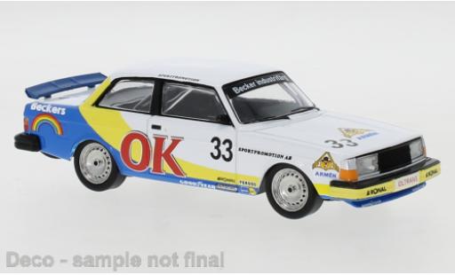 Diecast model cars Volvo 240 Base No.3 ETCC Zolder 1985 P-G.Andersson/M.Linden 1/43 IXO