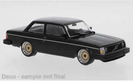 Diecast model cars Volvo 242 Custom black 1980 1/43 IXO