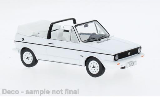 Diecast model cars Volkswagen Golf Base MK I white 1981 1/43 IXO