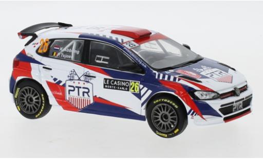 Diecast model cars Volkswagen Polo GTI R5 No.26 Rally Monte Carlo 2021 K.Abbring/P.Tsjoen 1/43 IXO