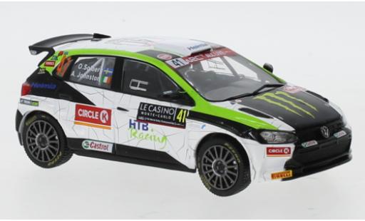 Diecast model cars Volkswagen Polo GTI R5 No.41 Rally WM Rally Monte Carlo 2020 O.Solberg/A.Johnston 1/43 IXO