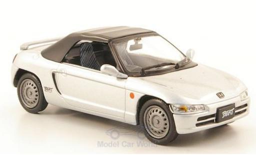 Diecast model cars Honda Beat Base grey RHD 1991 hood closed 1/43 J Collection