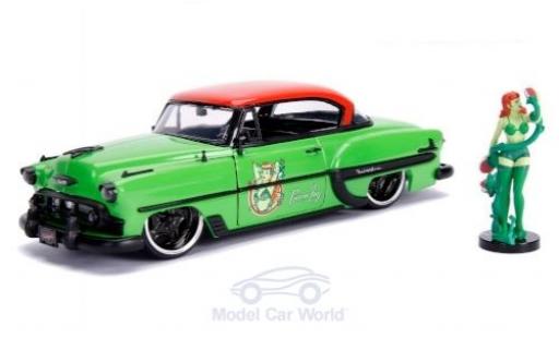 Diecast model cars Chevrolet Bel Air Coupe Hardtop Poison Ivy 1953 with Figur DC Comics Bombss 1/24 Jada Toys