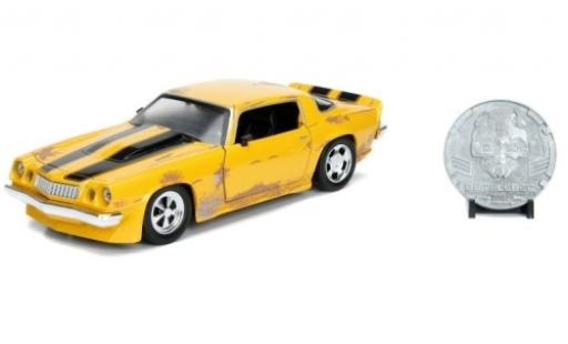 Diecast model cars Chevrolet Camaro RS Transformers Bumblebee 1977 1/24 Jada Toys