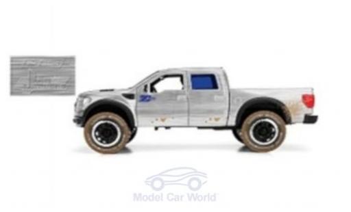 Diecast model cars Ford F-150 Raptor 50 SVT grey/blue 2011 with Schmutzeffekt 1/24 Jada Toys