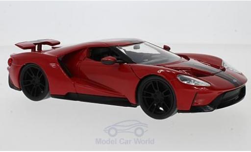 Diecast model cars Ford GT Berlinetta red 2017 1/24 Jada Toys