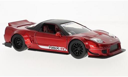 Diecast model cars Honda NSX Base Type-R metallic red/black RHD 2002 Japan Spec - Widebody 1/24 Jada Toys