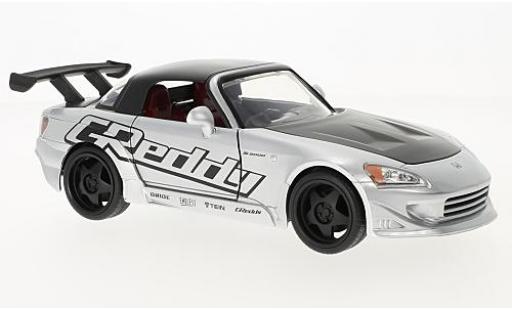Diecast model cars Honda S2000 Base grey/black 2001 1/24 Jada Toys