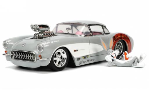 Diecast model cars Chevrolet Corvette Convertible (C1) Looney Tunes - Bugs Bunny 1957 1/24 Jada Toys