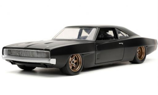 Diecast model cars Dodge Charger Coupe Widebody matte noir rapide & Furious 1968 1/24 Jada Toys