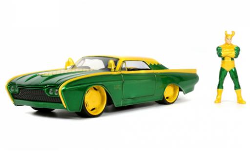 Diecast model cars Ford Thunderbird Bullet Bird Jada Marvel Avengers - Loki 1963 1/24 Jada Toys