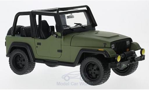 Diecast model cars Jeep Wrangler Base green 1992 without Vitrine 1/24 Jada Toys