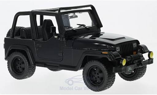 Diecast model cars Jeep Wrangler Base black 1992 without Vitrine 1/24 Jada Toys