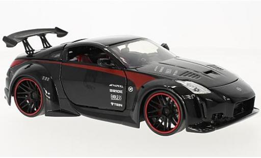 Diecast model cars Nissan 350Z Base black 2003 1/24 Jada Toys