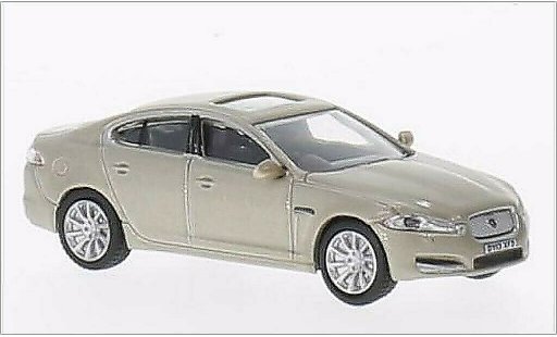 Jaguar XF Base 1/76 Oxford metallic beige RHD diecast model cars